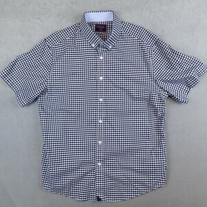 UNTUCKit Shirt Men Medium Button Up Plaid Short Sleeve